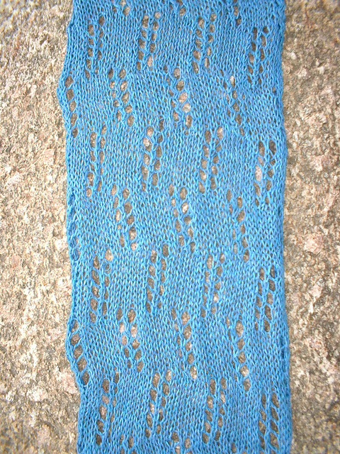 Linen scarf Zigzag/Linschal Sicksack